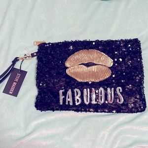 Steve Madden Sequin Large Wristlet